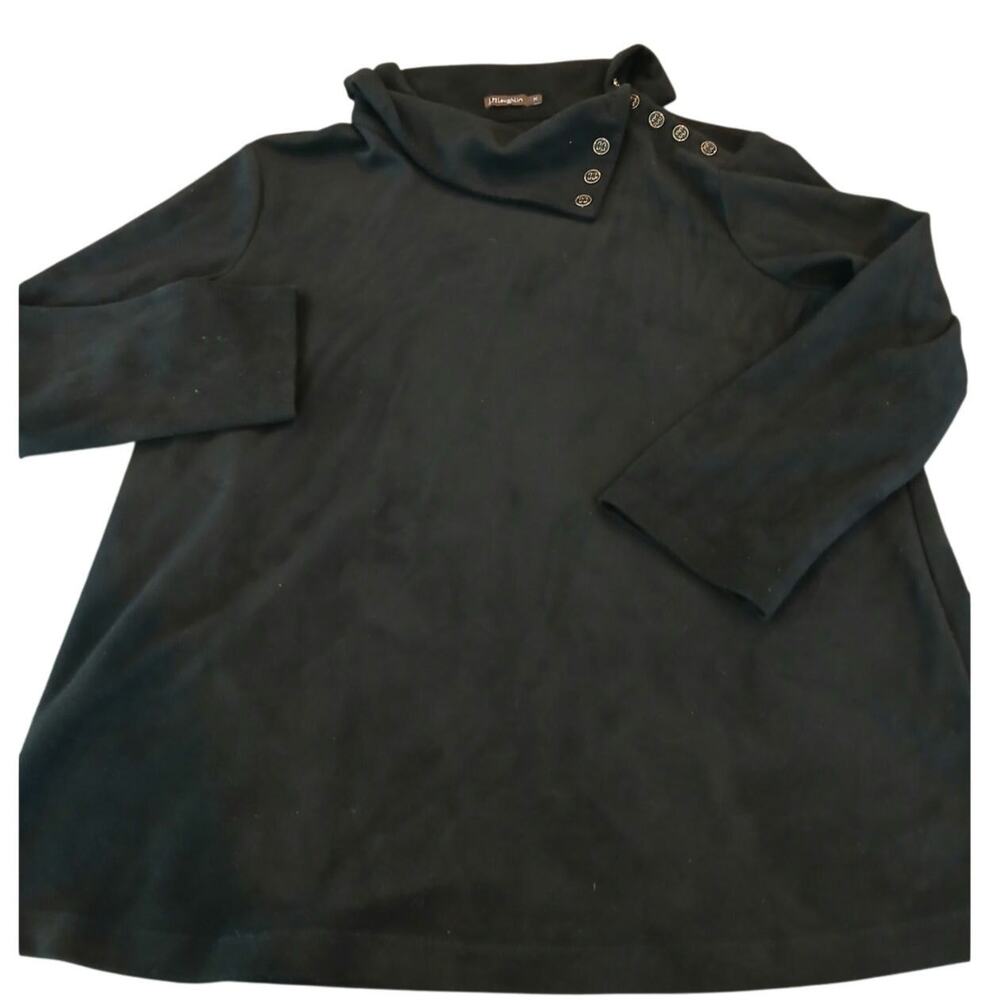 J.mclaughlin Suede like cowl‎ neck top Medium